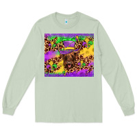 Matcha highland cow mardi gras tumbler Long Sleeve Tee - JahusDesignShop