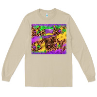 Mushroom highland cow mardi gras tumbler Long Sleeve Tee - JahusDesignShop