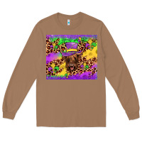 Toasted Coconut highland cow mardi gras tumbler Long Sleeve Tee - JahusDesignShop