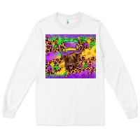 White highland cow mardi gras tumbler Long Sleeve Tee - JahusDesignShop