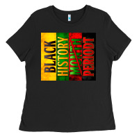 Black Black History Month periodt Ladies Tee - Zillion Design Studio