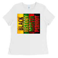 White Black History Month periodt Ladies Tee - Zillion Design Studio