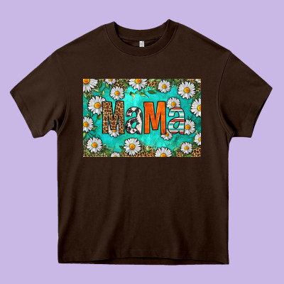 Western Daisy Mama Skinny Metal Can Holder Heavy Core Tee Designed By Hra Design Shop