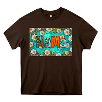 Chocolate Brown western daisy mama skinny metal can holder Heavy Core Tee - HRA Design Shop
