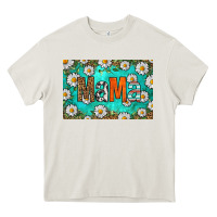 Cream western daisy mama skinny metal can holder Heavy Core Tee - HRA Design Shop