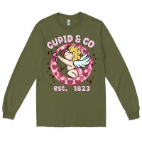 Army Green cupid co Long Sleeve Tee - MaliasSmallBusiness