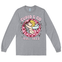 Heather Grey cupid co Long Sleeve Tee - MaliasSmallBusiness