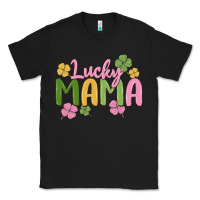 Black lucky mama Classic Tee - MaliasSmallBusiness