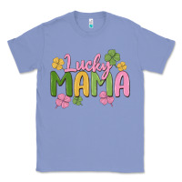Colony Blue lucky mama Classic Tee - MaliasSmallBusiness