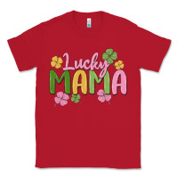 Red lucky mama Classic Tee - MaliasSmallBusiness