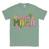 Sage lucky mama Classic Tee - MaliasSmallBusiness