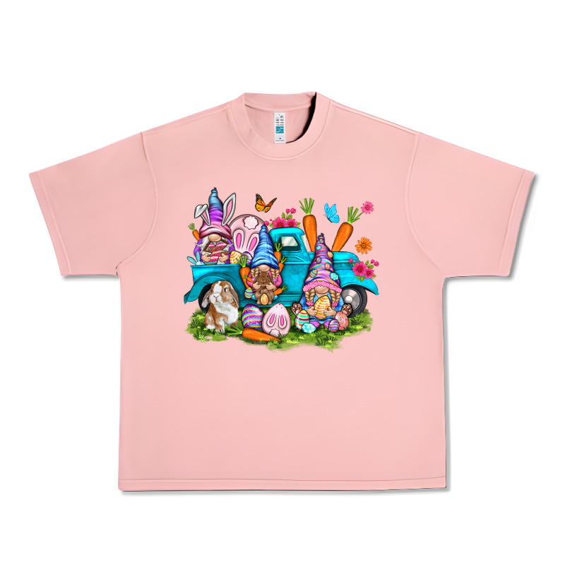 Easter Gnomies With Truck Urban Heavy Tee by NancyCooperArtShop | Teevron