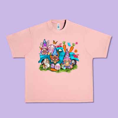 Easter Gnomies With Truck Urban Heavy Tee Designed By Nancycooperartshop