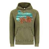 Vintage Olive wood leather patch Vintage Hoodie - AdoDesignShop