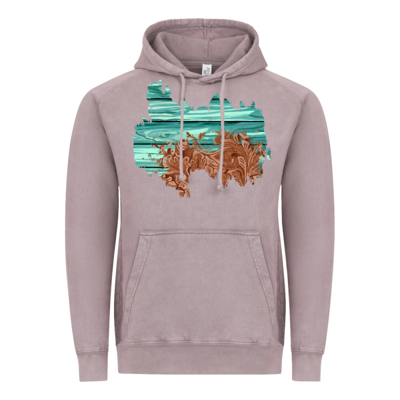 Wood Leather Patch Vintage Hoodie by AdoDesignShop | Teevron