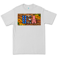 Dove Grey usa sunflowers license plate Premium Tee - HRA Design Shop