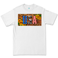 White usa sunflowers license plate Premium Tee - HRA Design Shop