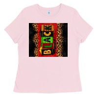 Bubblegum Pink Black Ladies Tee - Zillion Design Studio