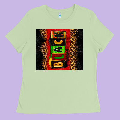 Black Ladies Tee Designed By Zillion Design Studio