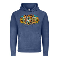 Vintage Denim Blessed Sunflower Gemstone Vintage Hoodie - RanaPortraitStore