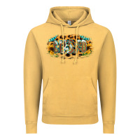 Vintage Mustard Blessed Sunflower Gemstone Vintage Hoodie - RanaPortraitStore