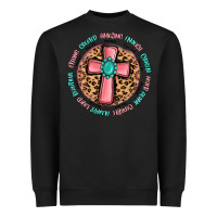 Black love myself cross Heavyweight Sweatshirt - MaliasSmallBusiness