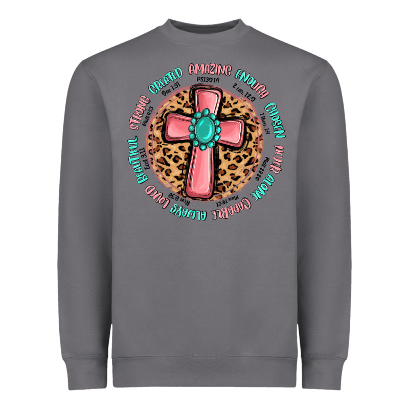 Love Myself Cross Heavyweight Sweatshirt by MaliasSmallBusiness | Teevron