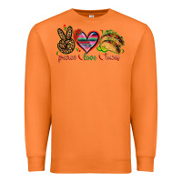 Carrot Peace love tacos Premium Sweatshirt - NancyCooperArtShop