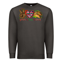 Smoke Peace love tacos Premium Sweatshirt - NancyCooperArtShop