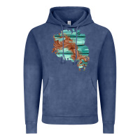 Vintage Denim wood leather patch Vintage Hoodie - AdoDesignShop