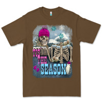 Cacao Winter tis the season skeleton Premium Tee - FaDigitalArtStudio