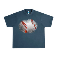 Midnight Navy leopard baseball patch Urban Heavy Tee - Jasminsmagicworld