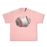 Salmon leopard baseball patch Urban Heavy Tee - Jasminsmagicworld