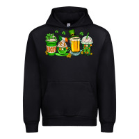 Black St. Patrick's Day coffee cups Urban Hoodie - OliviaCreatesArt
