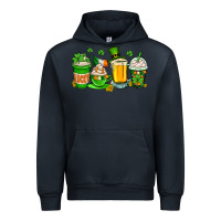 Navy St. Patrick's Day coffee cups Urban Hoodie - OliviaCreatesArt