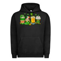Pigment Black St. Patrick's Day coffee cups Urban Hoodie - OliviaCreatesArt