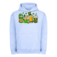 Pigment Grape Ice St. Patrick's Day coffee cups Urban Hoodie - OliviaCreatesArt