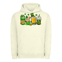 Pigment Pistachio St. Patrick's Day coffee cups Urban Hoodie - OliviaCreatesArt