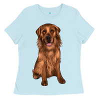 Baby Blue labrador Ladies Tee - JahusDesignShop