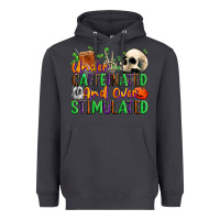 Smoke Under Caffeinated and Over Stimulated Heavyweight Hoodie - texasbilliewilder