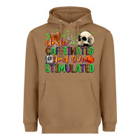 Toasted Coconut Under Caffeinated and Over Stimulated Heavyweight Hoodie - texasbilliewilder