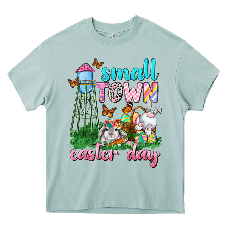 Small Town Easter Day Heavy Core Tee by Neo Western | Teevron