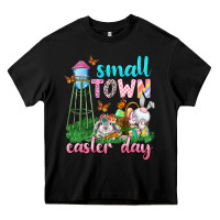 Black Small Town Easter Day Heavy Core Tee - Neo Western