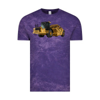 Cloud Purple Wheel Tractor Scraper Vintage Tee - LillyAllenDesigns