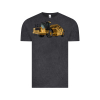 Vintage Black Wheel Tractor Scraper Vintage Tee - LillyAllenDesigns
