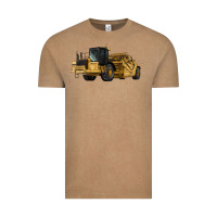 Vintage Coffee Wheel Tractor Scraper Vintage Tee - LillyAllenDesigns