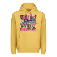 Antique Gold Warriors wear pink Cancer Awareness Premium Hoodie - HowdyJamesFarm