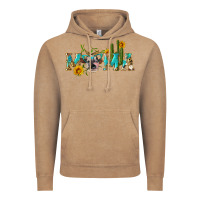 Vintage Coffee western mama cow Vintage Hoodie - Artiststas