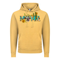 Vintage Mustard western mama cow Vintage Hoodie - Artiststas