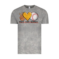 Cloud Rock peace love baseball Vintage Tee - AdoDesignShop